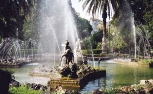 giardino inglese palermo fontana centrale sculture mario rutelli