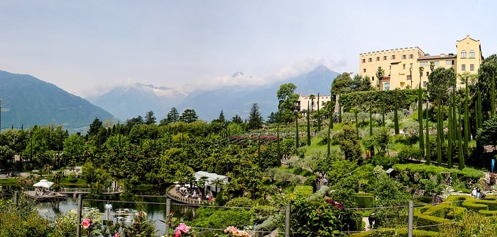 10 giardini italiani più belli giardino di sissi merano